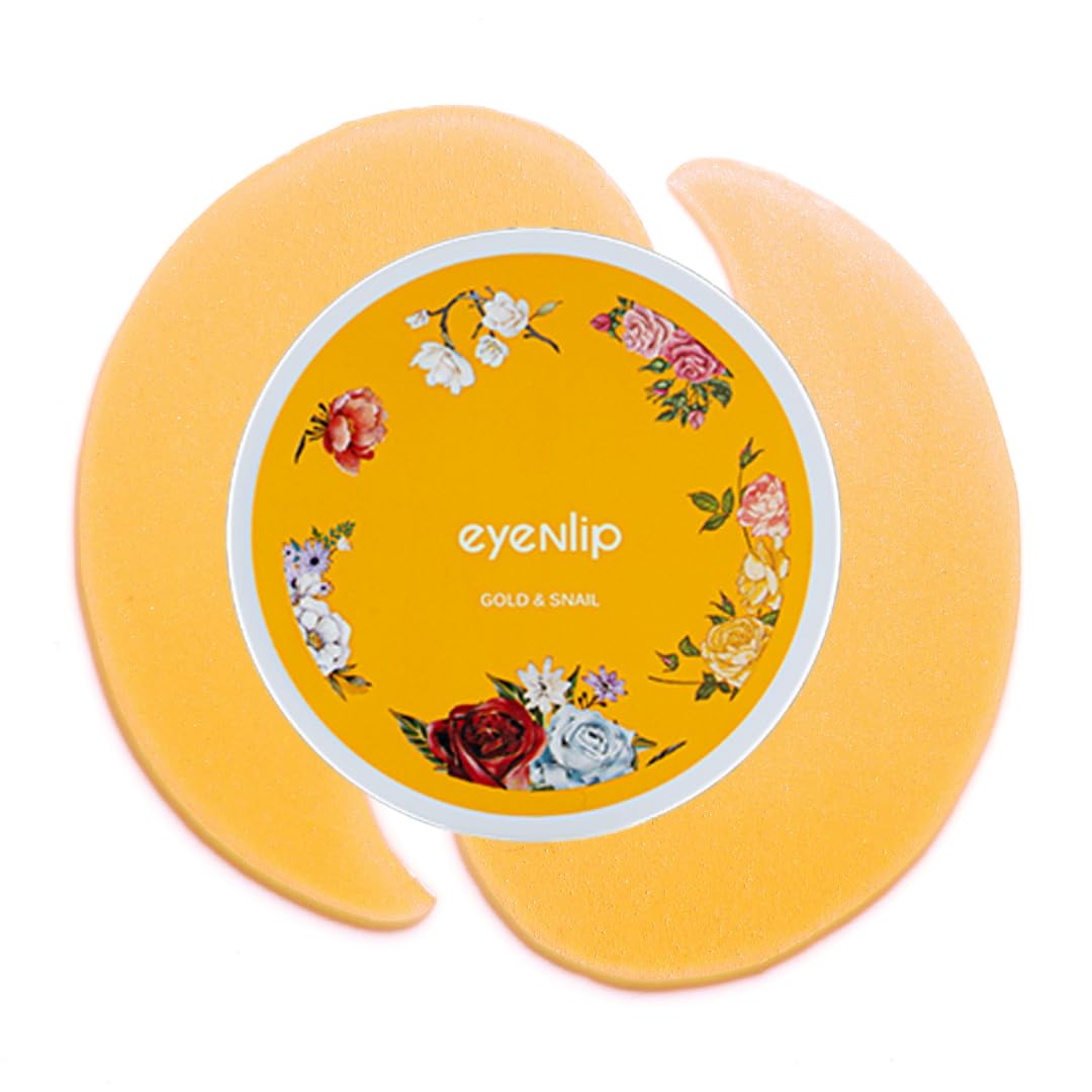 Korean Hydrogel Eye Patches - Moisturizing Treatment for Puffy Eyes, Fine Lines, and Dark Circles (60 Patches)