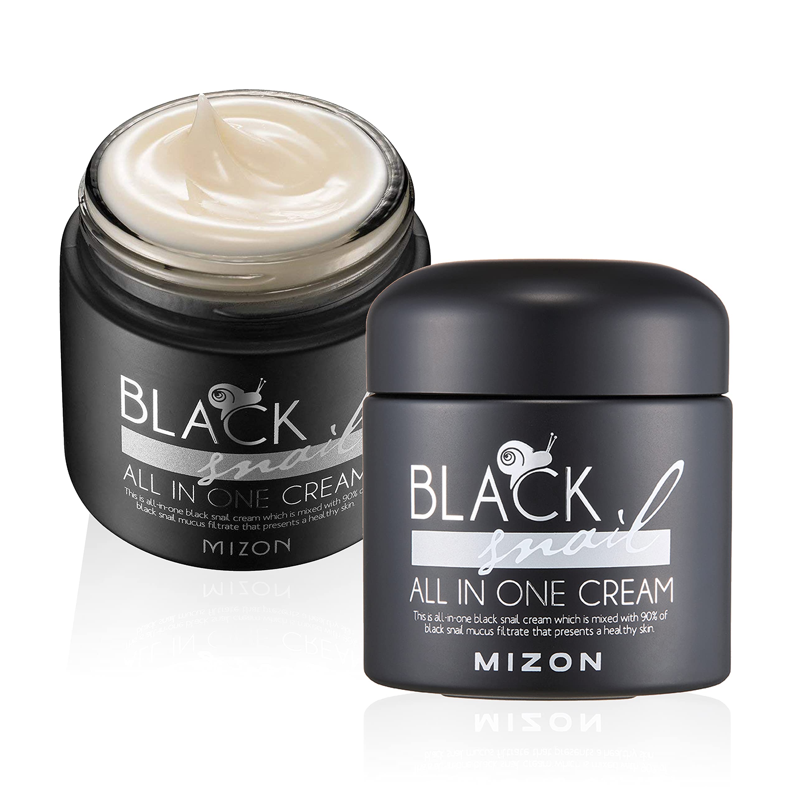 Black Snail All-In-One Cream by MIZON - 2.53 oz (75 ml) for Your Skincare Needs